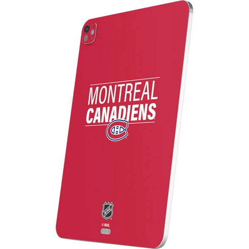 NHL Montreal Canadiens Lineup iPad Pro 13in M4 (2024) Skin