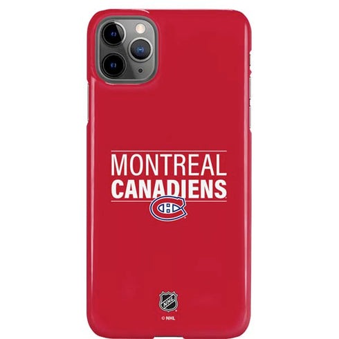 NHL Montreal Canadiens Lineup iPhone Cases