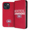 NHL Montreal Canadiens Lineup iPhone 15 Folio Case