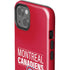 NHL Montreal Canadiens Lineup iPhone 15 Impact Case