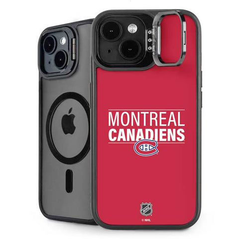 NHL Montreal Canadiens Lineup iPhone 15 Plus Kickstand Case