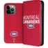 NHL Montreal Canadiens Lineup iPhone 15 Pro Max Folio Case