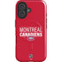 NHL Montreal Canadiens Lineup iPhone 16 Magsafe Impact Case