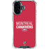 NHL Montreal Canadiens Lineup iPhone 16 Plus Clear Case