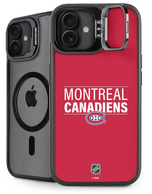 NHL Montreal Canadiens Lineup iPhone 16 Plus Kickstand Case