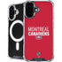 NHL Montreal Canadiens Lineup iPhone 16 Plus MagSafe Case