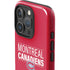 NHL Montreal Canadiens Lineup iPhone 16 Pro Impact Case