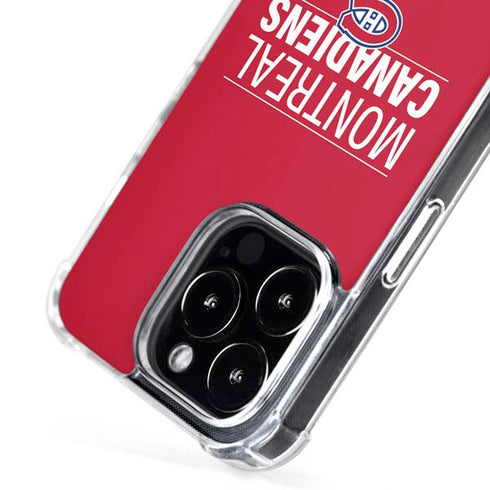 NHL Montreal Canadiens Lineup iPhone 16 Pro MagSafe Case