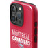 NHL Montreal Canadiens Lineup iPhone 16 Pro Max Impact Case