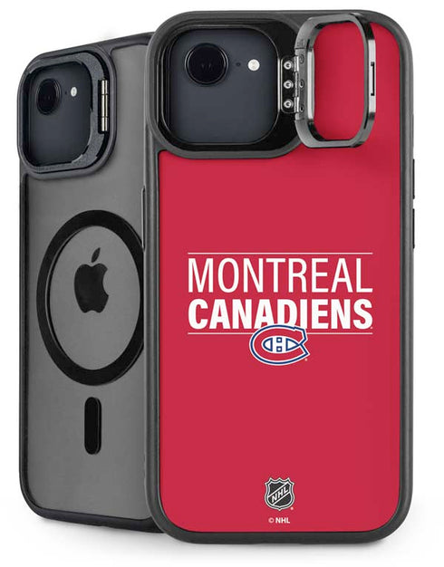 NHL Montreal Canadiens Lineup iPhone 16e Kickstand Case