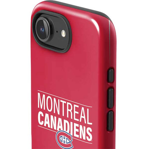 NHL Montreal Canadiens Lineup iPhone 16e Impact Case