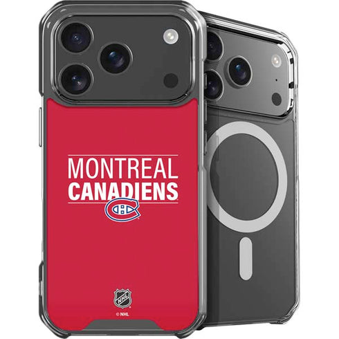 NHL Montreal Canadiens Lineup iPhone 18 Pro Max MagSafe Case