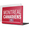 NHL Montreal Canadiens Lineup MacBook Pro 14in (2021-24) Case plus Skin