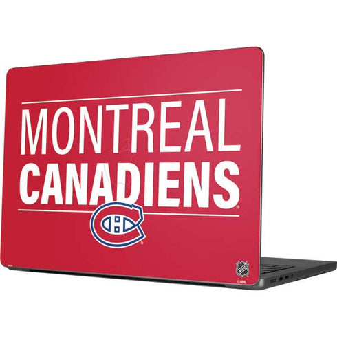 NHL Montreal Canadiens Lineup Apple MacBook Pro 14-inch Skin