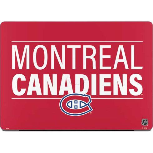 NHL Montreal Canadiens Lineup Apple MacBook Pro 14-inch Skin
