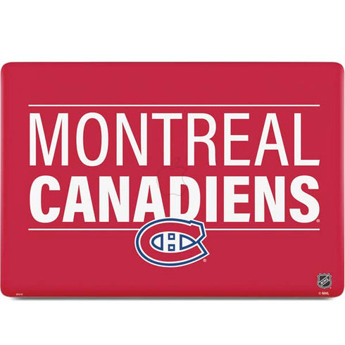 NHL Montreal Canadiens Lineup MacBook Skins