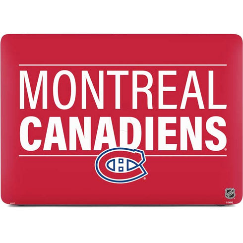 NHL Montreal Canadiens Lineup Apple MacBook Pro 16-inch Skin
