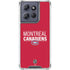NHL Montreal Canadiens Lineup Moto G Stylus 5G (2025) Clear Case