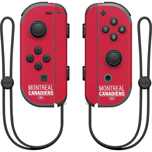 NHL Montreal Canadiens Lineup Nintendo Skins