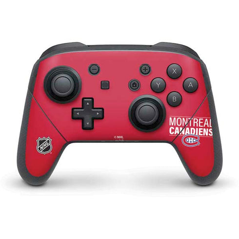 NHL Montreal Canadiens Lineup Nintendo Skins