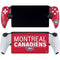 NHL Montreal Canadiens Lineup PlayStation Portal Remote Player Skin