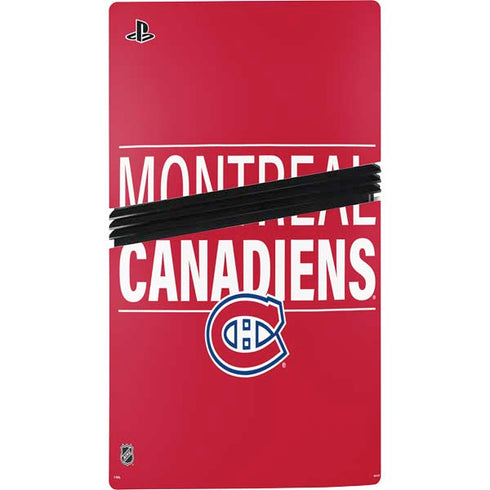 NHL Montreal Canadiens Lineup PS5 Pro Disk Bundle Skin