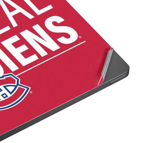 NHL Montreal Canadiens Lineup Surface Laptop 7 13.8in Skin