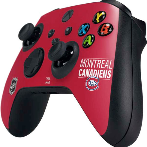 NHL Montreal Canadiens Lineup Xbox Series X Controller Skin