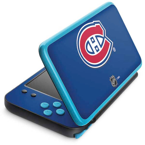 NHL Montreal Canadiens Solid Background Nintendo Skins