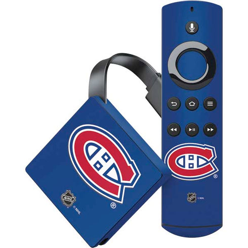 NHL Montreal Canadiens Solid Background Amazon Fire TV Skin