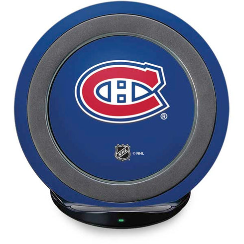 NHL Montreal Canadiens Solid Background Fast Charge Wireless Charging Stand Skin
