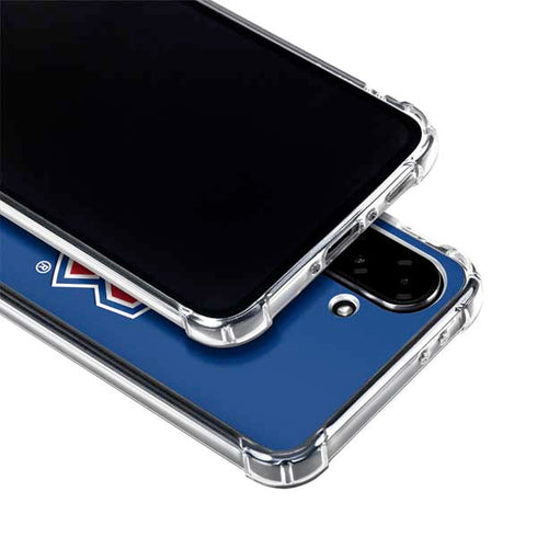 NHL Montreal Canadiens Solid Background Galaxy A36 5G Clear Case