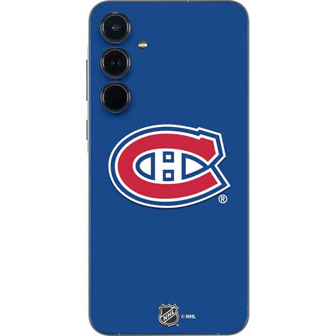 NHL Montreal Canadiens Solid Background Galaxy A55 5G Skin