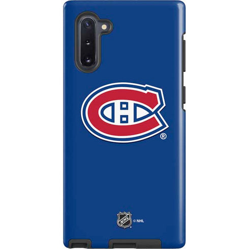NHL Montreal Canadiens Solid Background Galaxy Cases