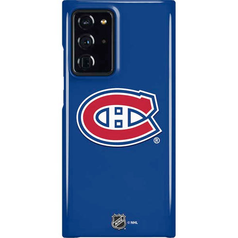 NHL Montreal Canadiens Solid Background Galaxy Cases