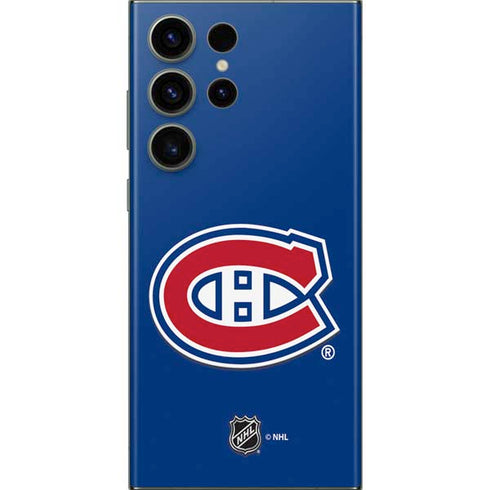 NHL Montreal Canadiens Solid Background Galaxy Skins