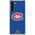 NHL Montreal Canadiens Solid Background Galaxy S24 FE Clear Case