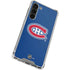 NHL Montreal Canadiens Solid Background Galaxy S24 FE Clear Case