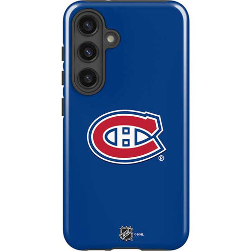 NHL Montreal Canadiens Solid Background Galaxy S25 Impact Case