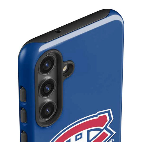 NHL Montreal Canadiens Solid Background Galaxy S25 Impact Case