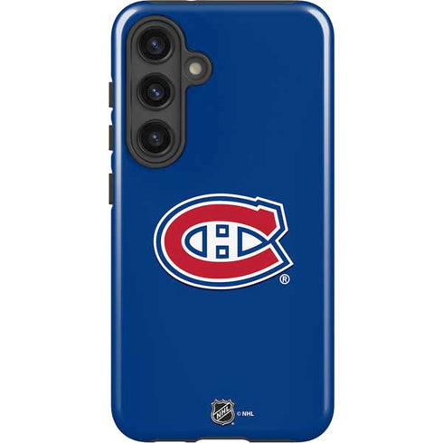 NHL Montreal Canadiens Solid Background Galaxy S25 Plus Impact Case