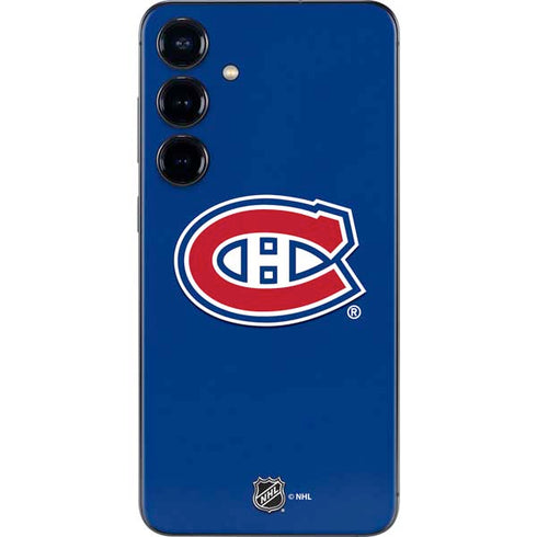 NHL Montreal Canadiens Solid Background Galaxy S25 Plus Skin