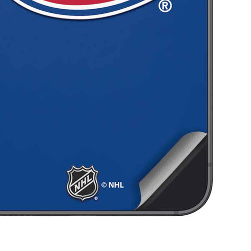 NHL Montreal Canadiens Solid Background Galaxy S24 Skin