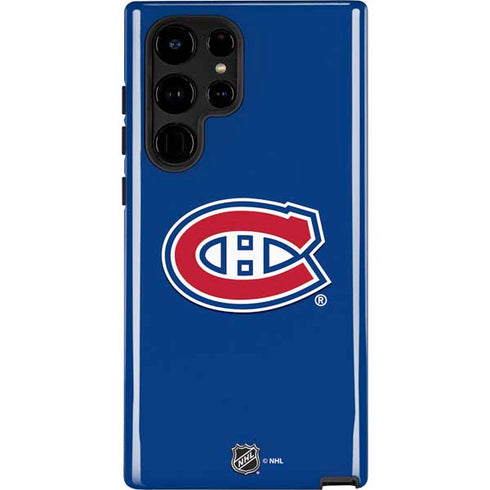 NHL Montreal Canadiens Solid Background Galaxy Cases