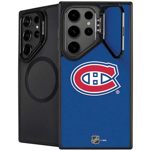 NHL Montreal Canadiens Solid Background Galaxy S24 Ultra Kickstand Case
