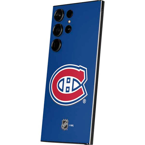 NHL Montreal Canadiens Solid Background Galaxy S25 Ultra Skin