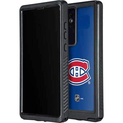 NHL Montreal Canadiens Solid Background Galaxy S24 Ultra Waterproof Case
