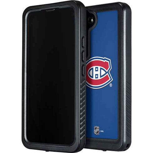 NHL Montreal Canadiens Solid Background Galaxy S24 Waterproof Case