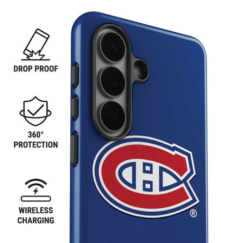 NHL Montreal Canadiens Solid Background Galaxy S26 Plus Impact Case