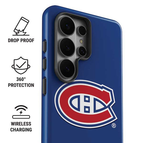 NHL Montreal Canadiens Solid Background Galaxy S26 Ultra Impact Case